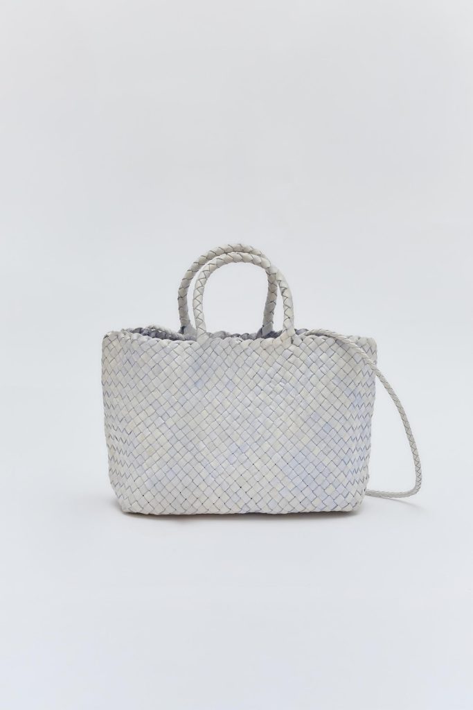 light colored middle bag